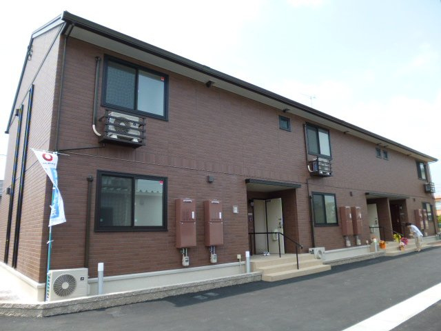 倉敷市安江のアパートの外観