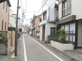 【前面道路含む現地写真】 | 渋谷区代々木4丁目売地6100万円東側道路2