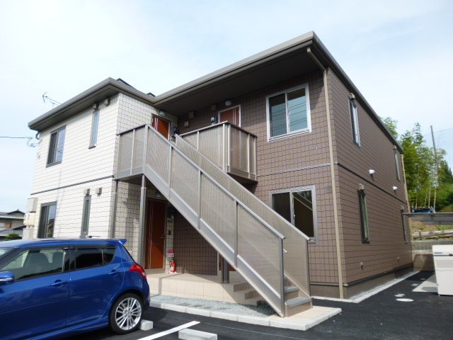 倉敷市藤戸町天城のアパートの外観