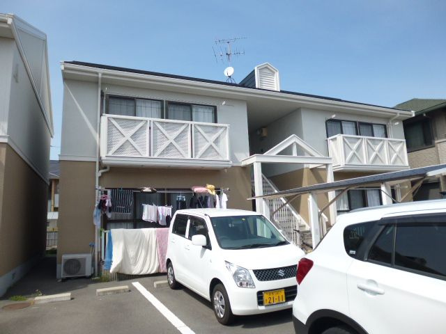 倉敷市福島のアパートの外観