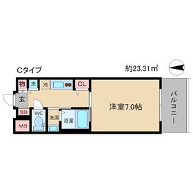 【間取り】 | レジデンス南森町
