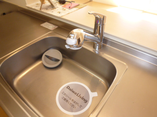 倉敷市連島町鶴新田のアパートのキッチン