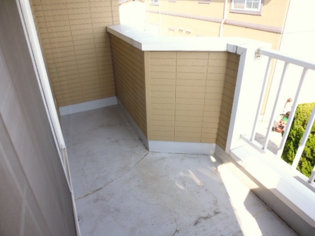 クレストール夏澤Ｂのバルコニー