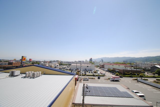 久留米市東合川５丁目の賃貸マンションの展望|東側