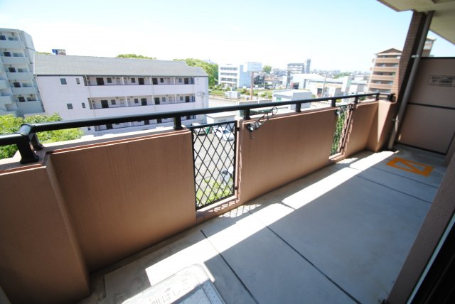 久留米市東合川５丁目の賃貸マンションのその他|南側バルコニー
