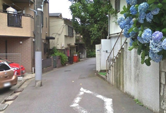 【前面道路含む現地写真】 | 大田区南馬込1丁目売地2000万円前面道路1