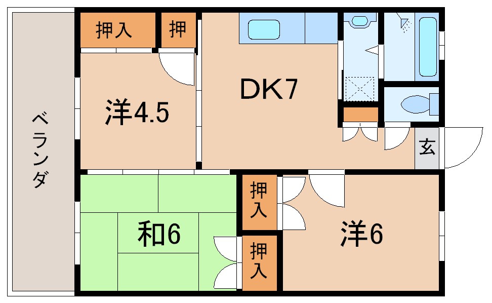 ライフマンションの間取り