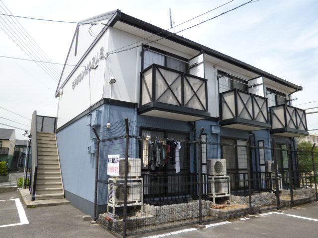 倉敷市中庄のアパートの外観