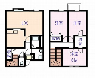 【間取り】 | ＣＡＳＡ　ＢＬＡＮＣＡ　Ｃ棟
