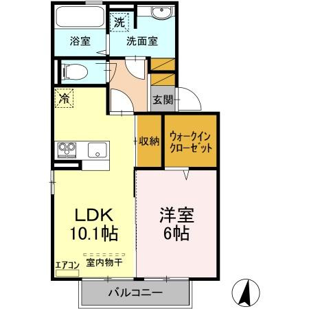 【間取り】 | デルソーレ久保台C棟