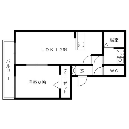 ハウスフリーデⅢの間取り
