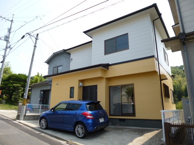 倉敷市羽島の一戸建ての外観