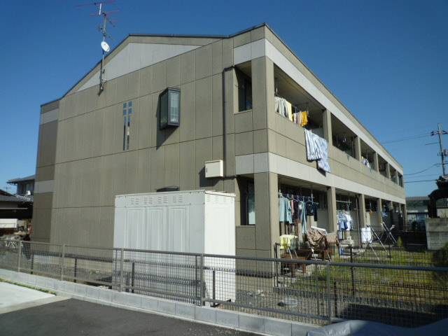 倉敷市茶屋町のアパートの外観