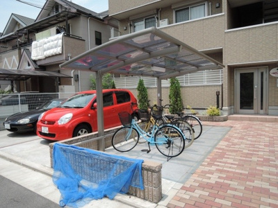 【その他共用部分】 | エリチェ青山 | ☆屋根付き駐輪場☆
