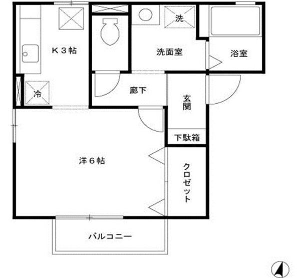 【間取り】 | サンフェルティ　Ｂ棟