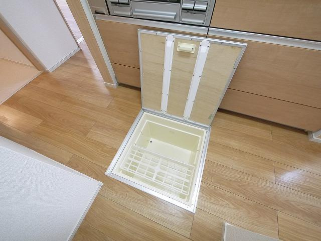 Ｍコートの収納|床下収納です