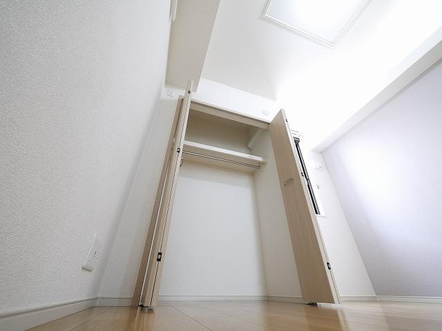 Ｍコートの収納|大きなスペースがあり、収納には困りません