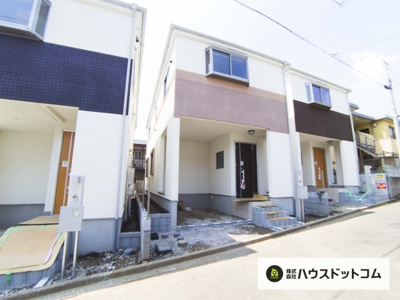 【外観】 | さいたま市中央区大戸3丁目新築分譲住宅全3棟 | ビルトインガレージ