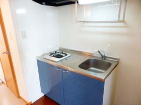 モナリエ柏のキッチン|★1口ガスコンロ付き