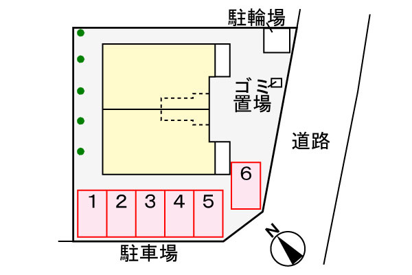 フィオーレの区画図
