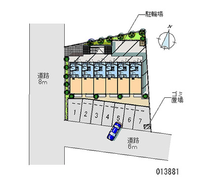 【区画図】 | レジデンス山崎