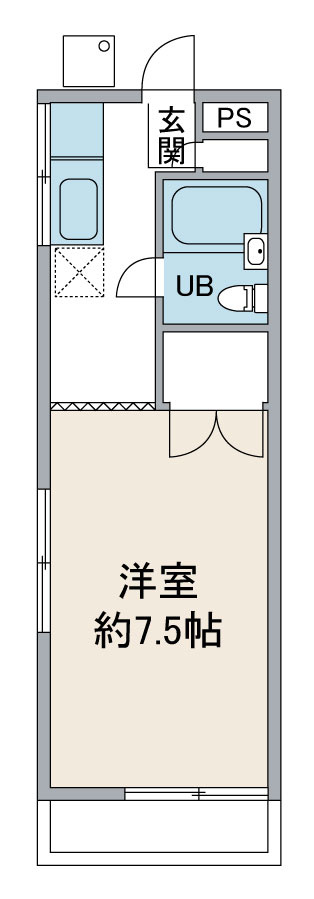 パールハイツ吉川の間取り