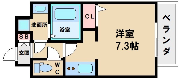 【間取り】 | クレアートクラウン天王寺