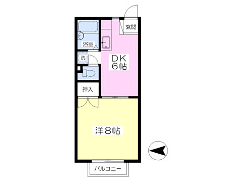 パーソナルハイツの間取り