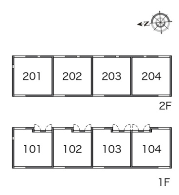 【区画図】 | クレストハウスⅡ