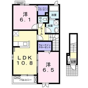 アリエッタ柏の間取り|２ＬＤＫタイプ
