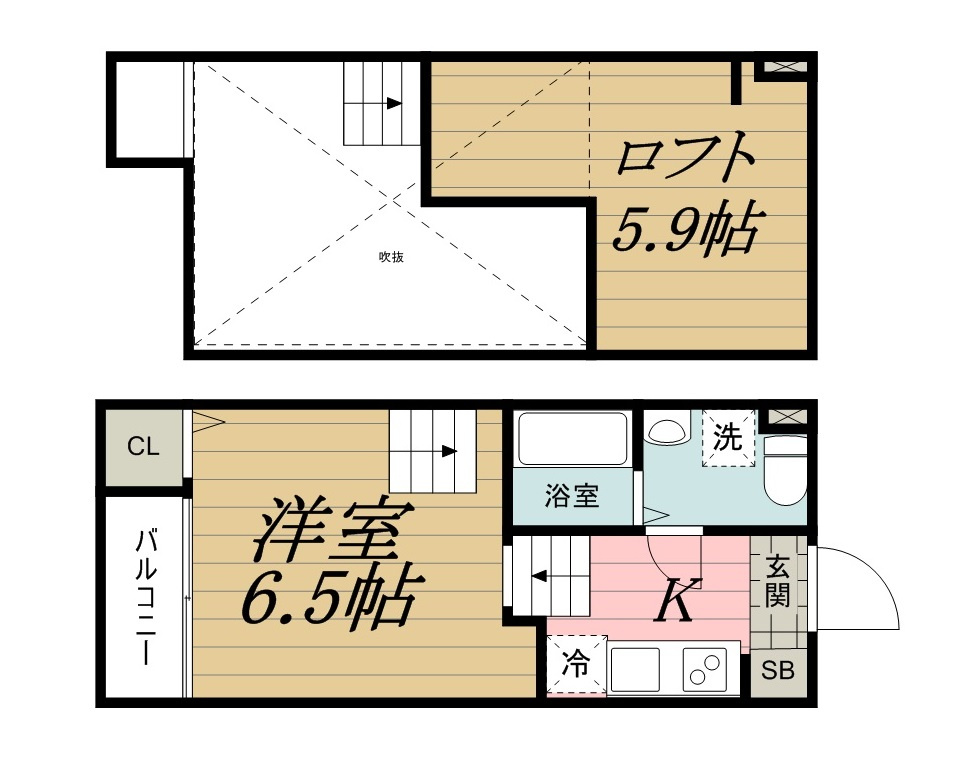 メゾンヒカリの間取り
