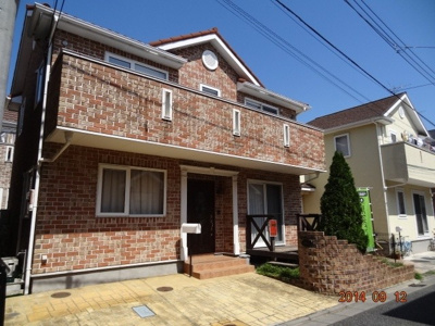 【外観】 | さいたま市緑区三室外壁総レンガ張り中古輸入住宅