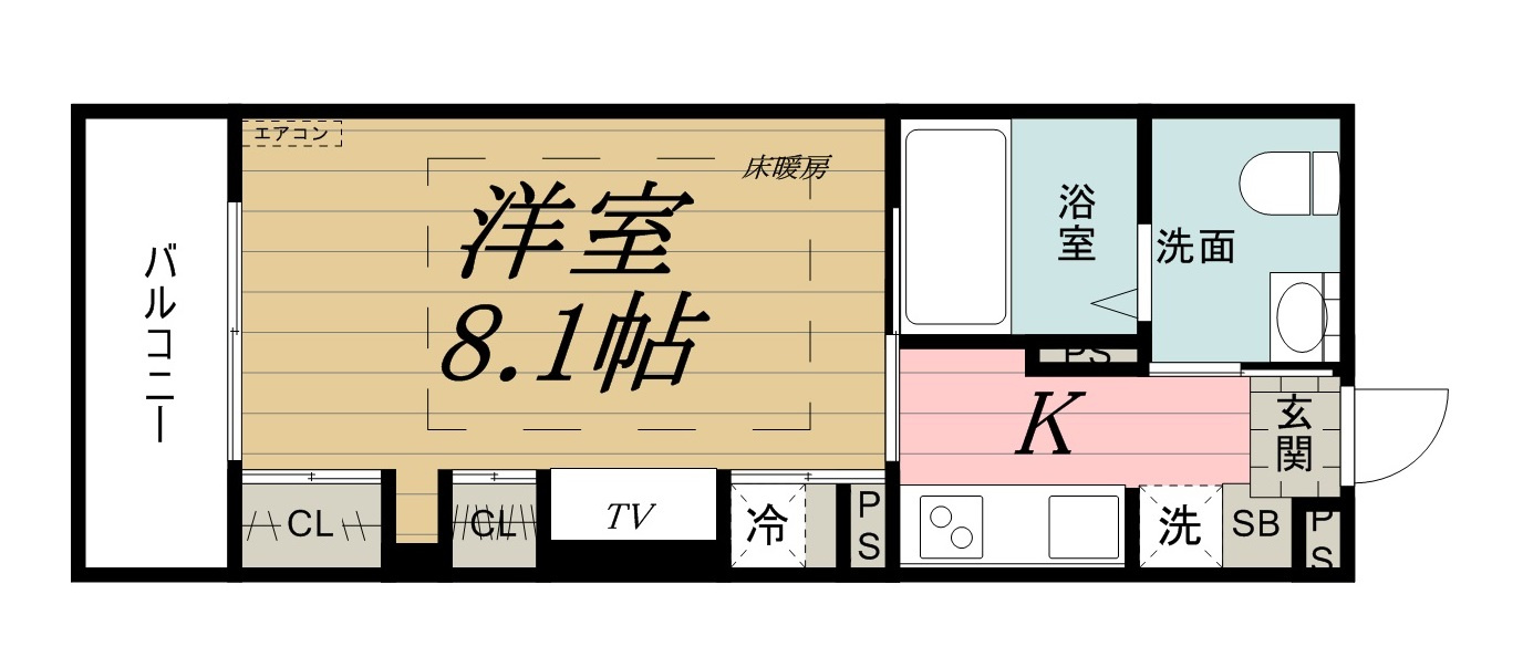 リブリ・エルミタージュの間取り