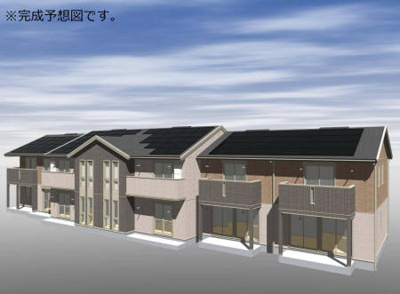 【外観パース】 | (仮)ウィット下辺見Ａ