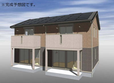 【外観パース】 | (仮)ウィット下辺見Ｂ 