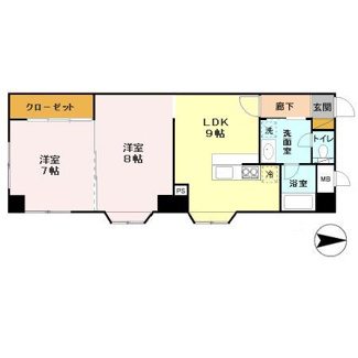 【間取り】 | 高野山第一ビル | ★嬉しい都市ガス物件です