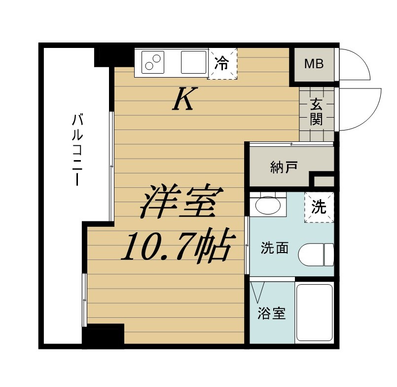 リエス千葉新宿の間取り