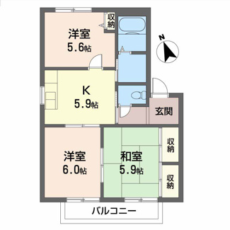 【間取り】 | カサベラ東羽衣