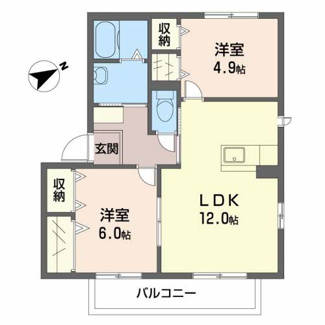 【間取り】 | コートボナールＢ