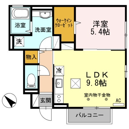 グローリアの間取り