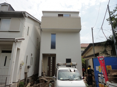 【外観】 | さいたま市北区奈良町新築一戸建て全１棟 | 足場取れました！内覧出来ます。