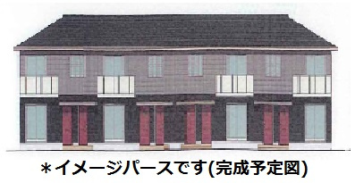 倉敷市茶屋町のアパートの外観|イメージです。