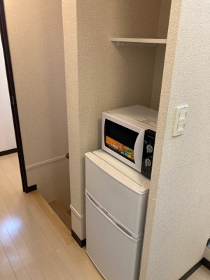 【展望】 | グラシューズ | 洗濯機付き！収納棚もついて便利！