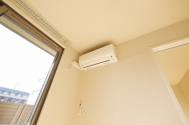とみやの設備|エアコンもしっかり設置されております。
