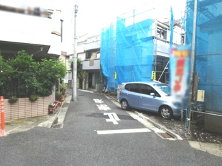 【前面道路含む現地写真】 | 世田谷区千歳台1丁目新築一戸建て6480万円【仲介手数料無料】前面道路
