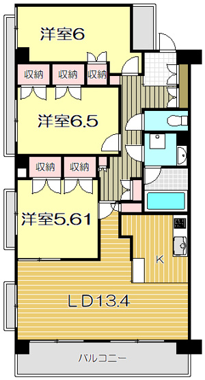 【間取り】 | クラッサ目黒かむろ坂