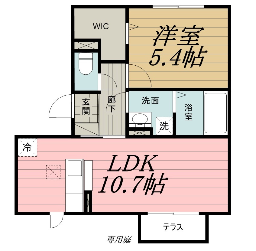 PARK HILLS MIYAKO Ａの間取り
