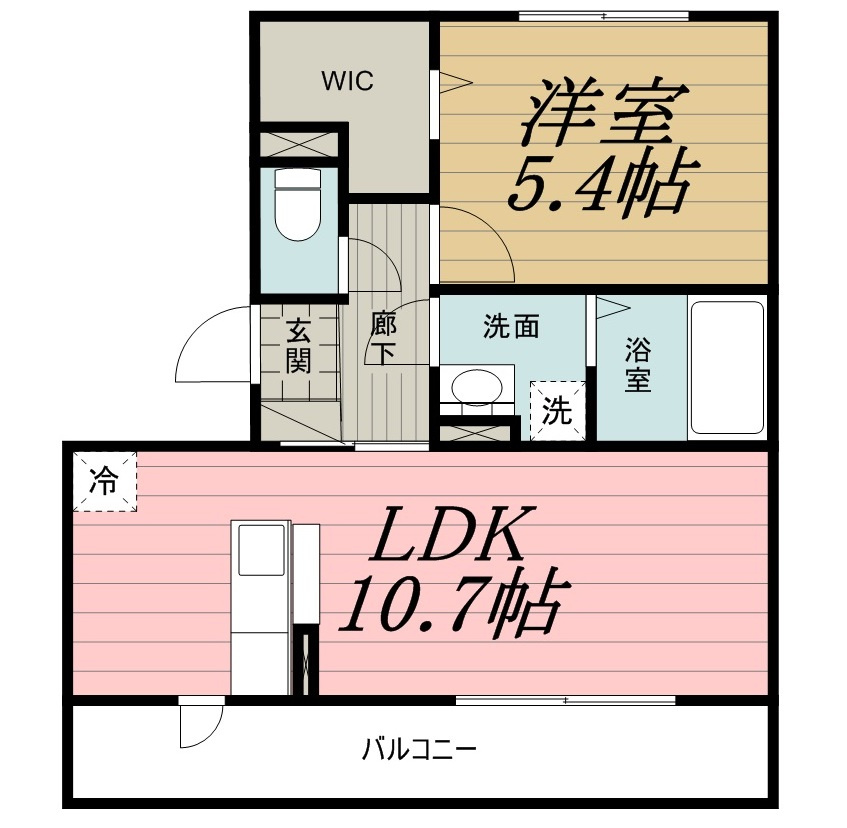 PARK　HILLS　MIYAKO　Ａの間取り