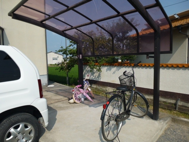 倉敷市真備町岡田のアパートのその他共用部分|自転車置き場