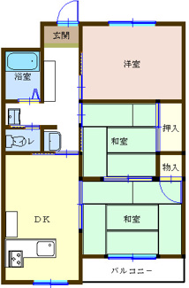 【間取り】 | 金沢ハイツ